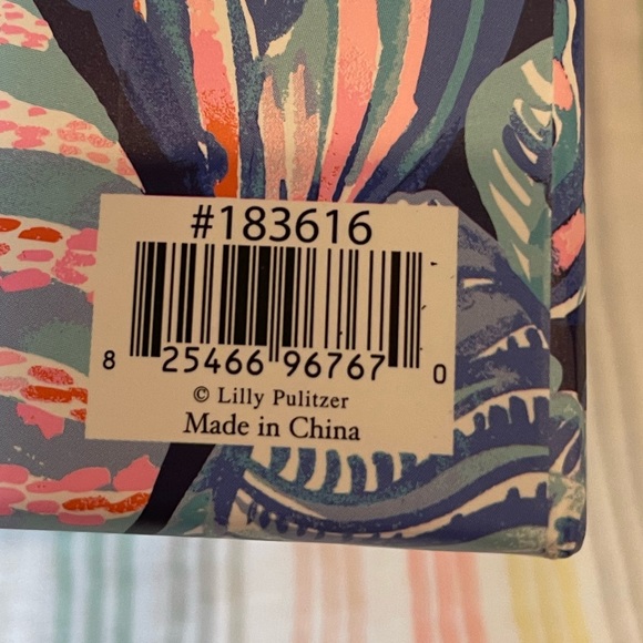 Lilly Pulitzer Gold Wine Stopper Shell Scale Up NWT - Picture 8 of 8